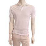 Polo in Lino Filippo De Laurentiis Bianca art PLMCSKIT JERLIN U001