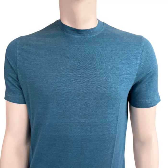 T-shirt in Lino Filippo De Laurentiis Ottanio art TSMC JERLIN U790, foto 3 di 3