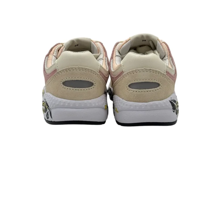 Sneakers Premiata Kids In Camoscio Beige e Rosa art. Diva, foto 5 di 5