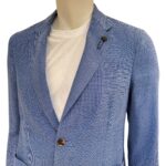 Giacca Lardini Sfoderata Azzurra Art. EQ528AE CN5002 1 - immagine 3