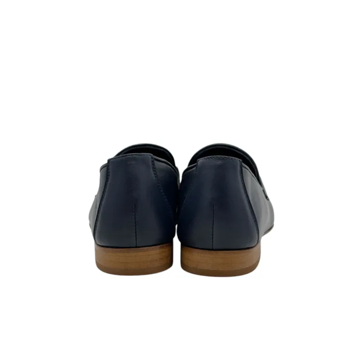 Mocassino Illogica in Pelle Blu accessorio Fibbia Oro art. 2091, foto 4 di 5