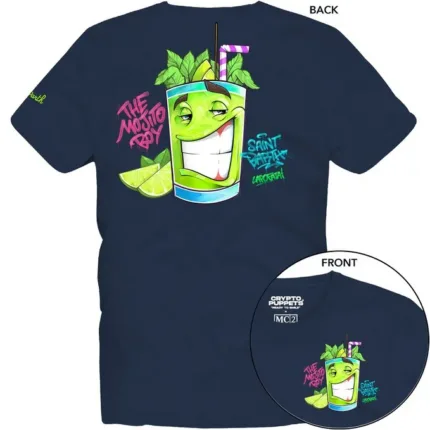 T-shirt Mc2 Saint Barth Blu art. T-Shirt Man Cpt Mojito 61