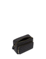 Borsa A Tracolla Pollini Heritage in Pelle Nera con Dettagli Neri E Tasca Con Cerniera Frontale art. TE8535PP0MQ100A - immagine 4