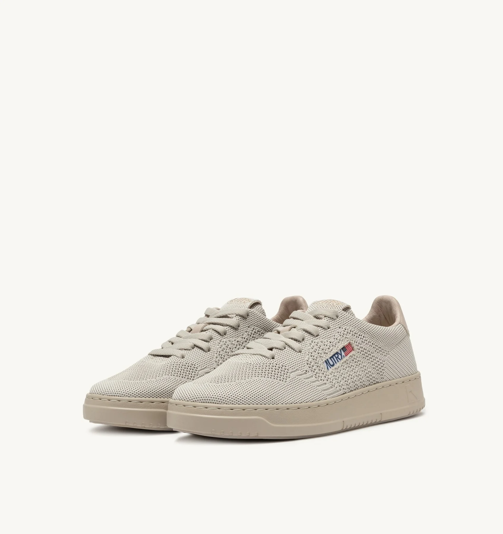 Sneakers Autry Donna in Tessuto Traforata Tortora Art. EKLW KN12 - immagine 2