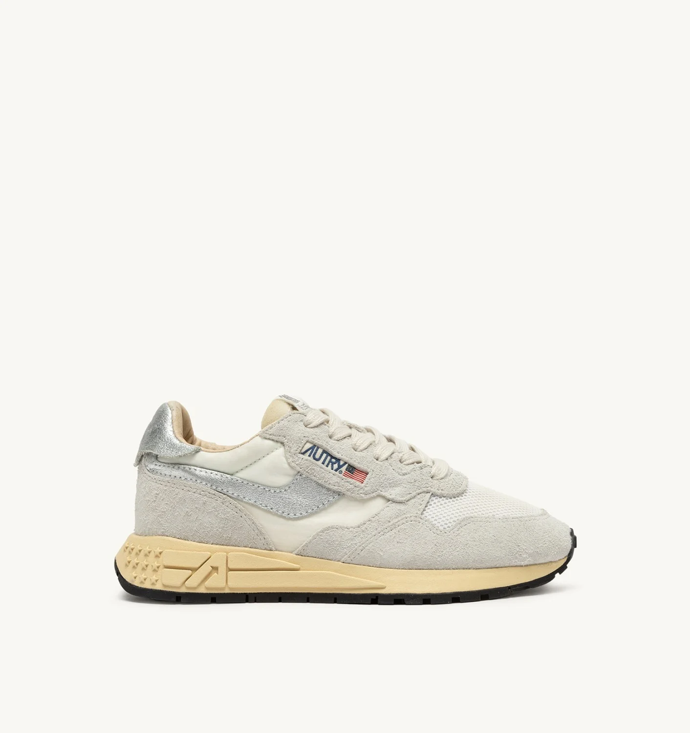 Sneaker Donna Autry Reelwind Low in Suede Bianco mod. WWLW MU01 - immagine 1