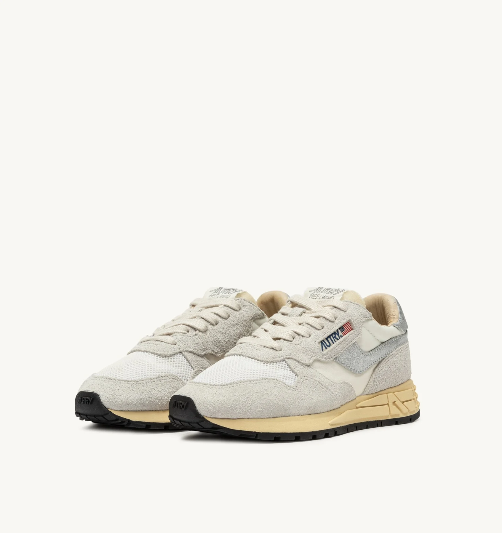 Sneaker Donna Autry Reelwind Low in Suede Bianco mod. WWLW MU01 - immagine 2