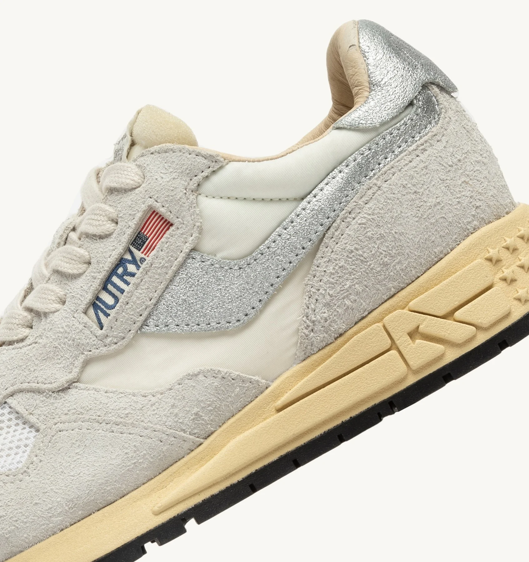 Sneaker Donna Autry Reelwind Low in Suede Bianco mod. WWLW MU01 - immagine 4