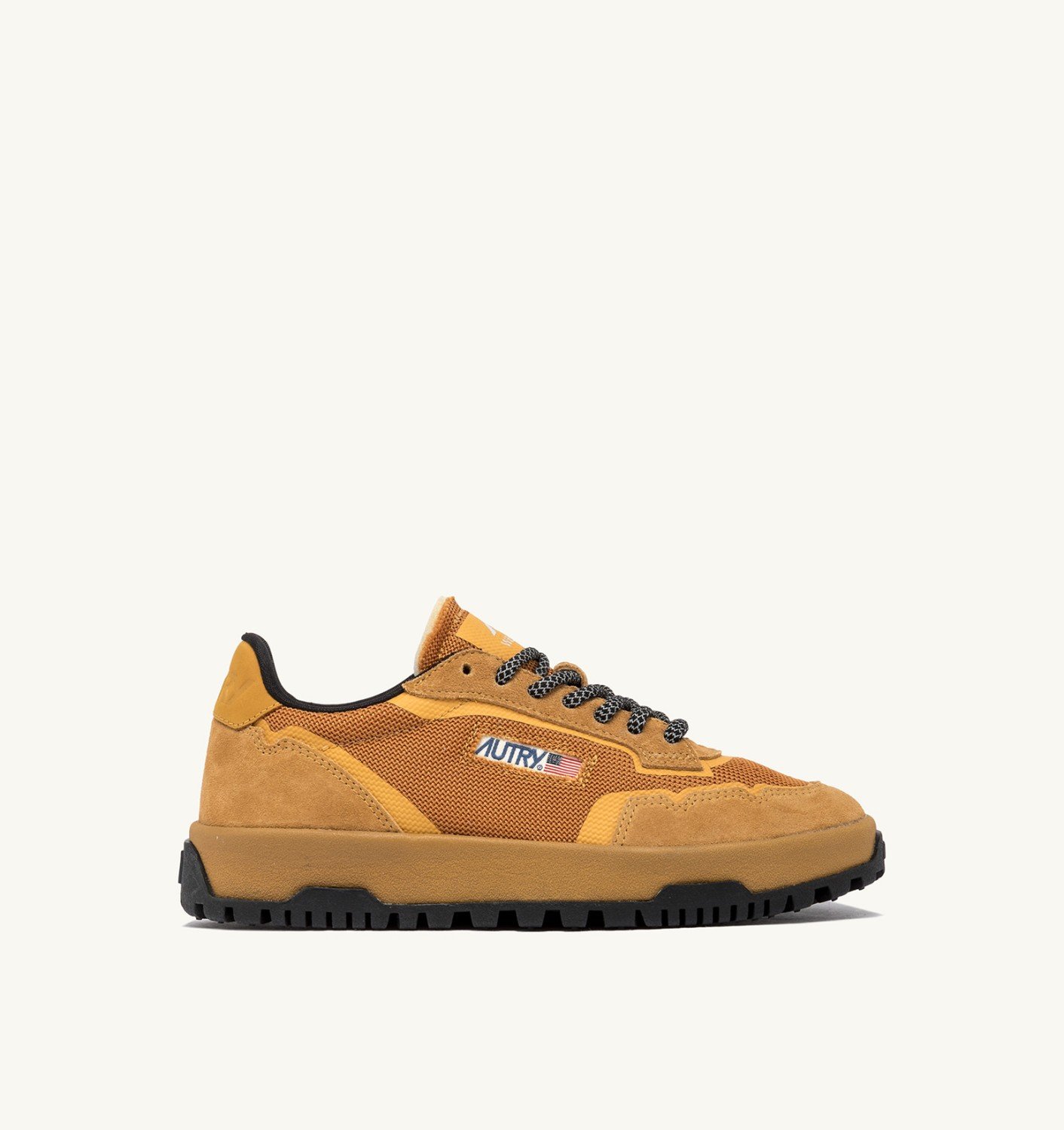 Sneakers Autry Wildpace Uomo in Camoscio Cuoio e Dettagli In Rete Cuoio art. LDLM AK04 - immagine 1