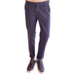 Pantaloni Re-Hash in Cotone, tasche a filo, color Blu cod. P249 2u075 4002 MUCHA