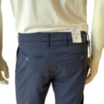 Pantaloni Re-Hash in Cotone, tasche a filo, color Blu cod. P249 2u075 4002 MUCHA - immagine 3