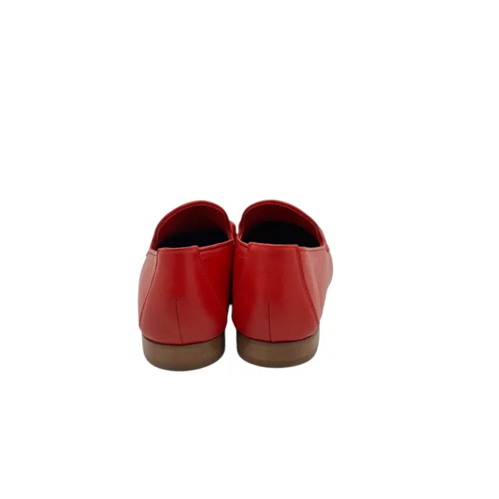Mocassino Illogica in Pelle Rossa accessorio Fibbia Oro art. 2090, foto 5 di 5