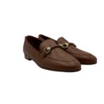 Mocassino Illogica in Pelle Cuoio accessorio Fibbia Oro art. 2091 - immagine 2