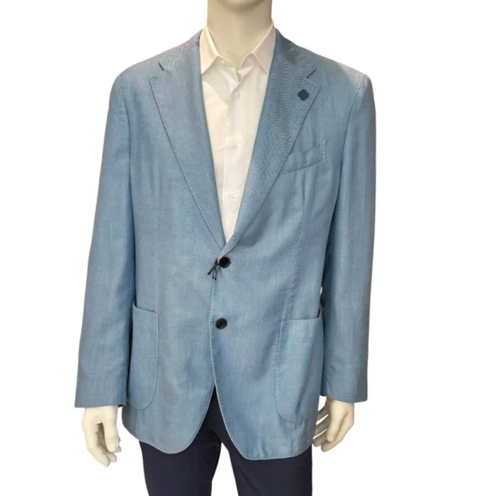 Giacca Lardini Sfoderata Azzurra Art. EP389AV95 EPR60205 842TW, foto 1 di 2