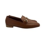 Mocassino Illogica in Pelle Cuoio accessorio Fibbia Oro art. 2091