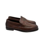 Mocassino Penny Uomo Doucal's In Pelle Marrone con Fondo Cuoio Antiscivolo Art. DU3397MARIUY259MM04 - immagine 4