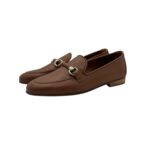 Mocassino Illogica in Pelle Cuoio accessorio Fibbia Oro art. 2091 - immagine 4