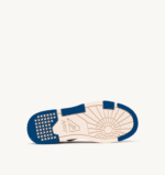 Sneaker Uomo Autry CLC Low in Pelle Bianca con dettagli Blu Elettrico art. ROLM MM06 - immagine 4