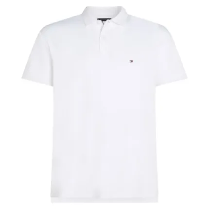 Polo Interlock Placket In Regular Fit Uomo Tommy Hilfiger Bianca art. MW0MW38465 YBR