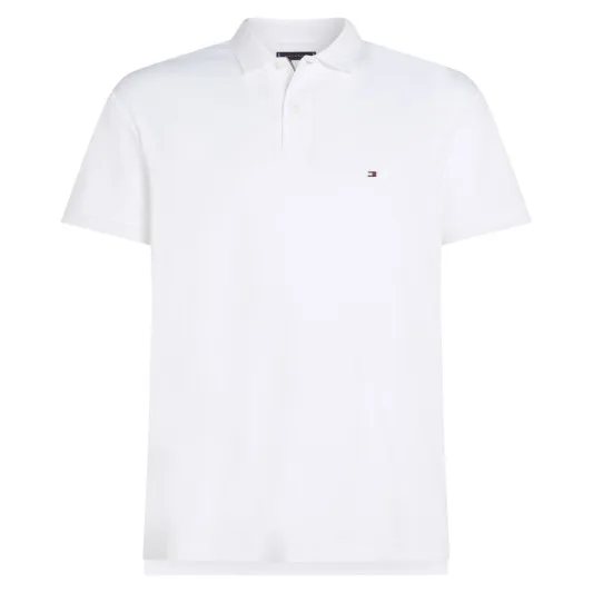 Polo Interlock Placket In Regular Fit Uomo Tommy Hilfiger Bianca art. MW0MW38465 YBR, foto 1 di 1