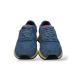 Sneakers Reelwind Autry Uomo in Nylon Camoscio Blu Avion e Dettagli Arancio art. WWLM UT13 - immagine 3
