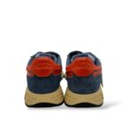 Sneakers Reelwind Autry Uomo in Nylon Camoscio Blu Avion e Dettagli Arancio art. WWLM UT13 - immagine 6