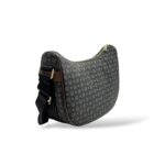 Borsa A Spalla Pollini Heritage in Pelle Nera con Dettagli Marroni art. TE8536PP0MQ1100D - immagine 2