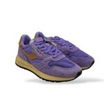 Sneakers Autry Reelwind Donna In Camoscio Viola con Dettagli Cuoio art. WWLW UT15 - immagine 2