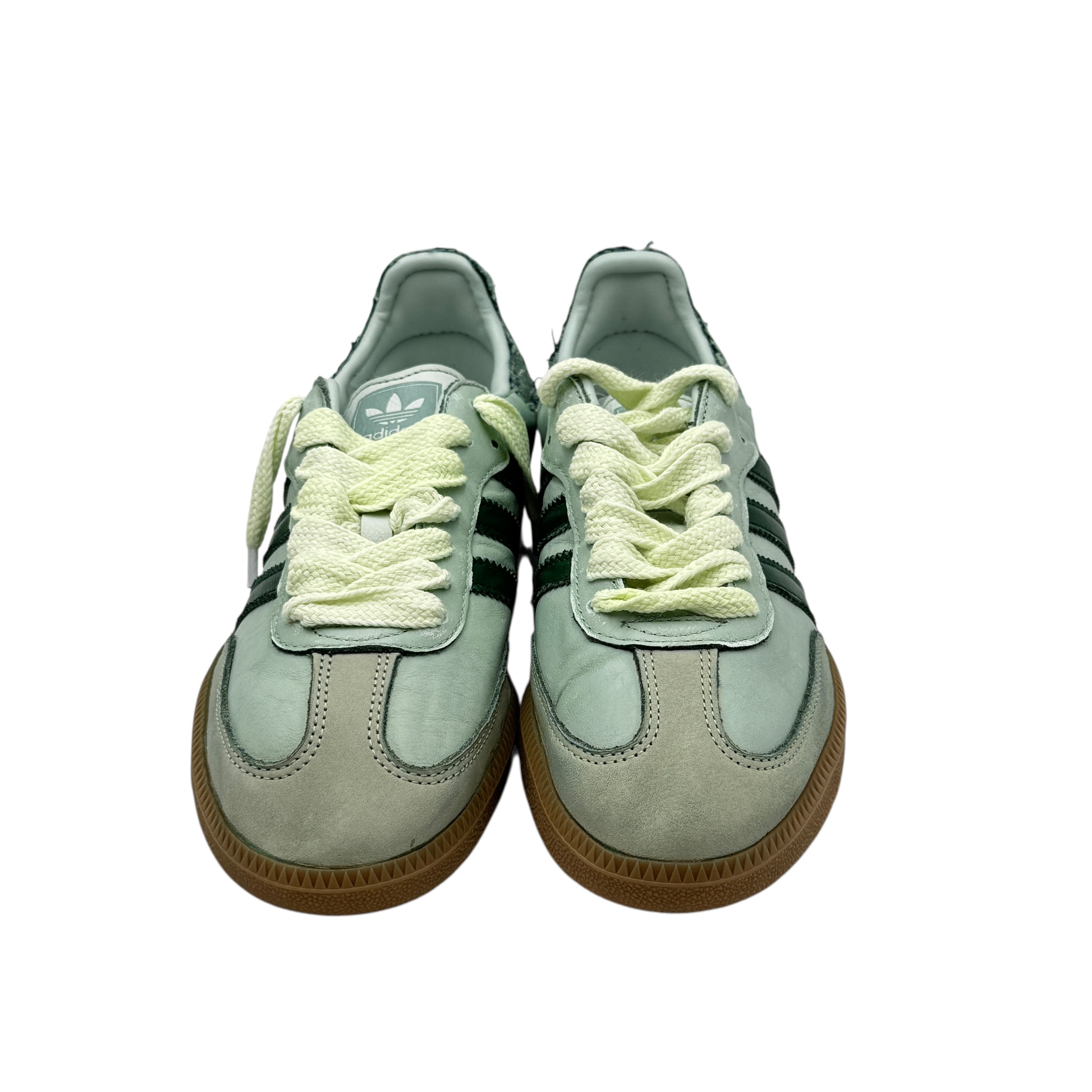 Adidas Samba Herren-Sneaker, grne Lederdetails, Jeans Art. Adidas Samba  Forged Green  Catania Footwear
