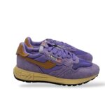 Sneakers Autry Reelwind Donna In Camoscio Viola con Dettagli Cuoio art. WWLW UT15