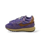Sneakers Autry Reelwind Donna In Camoscio Viola con Dettagli Cuoio art. WWLW UT15 - immagine 4