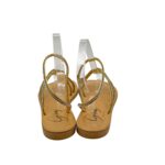 Sandalo Gingi in Pelle Oro e Strass, Tacco 2 cm art. V-3526 - immagine 3