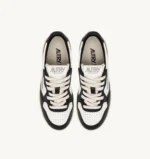 Sneakers Autry Platform Donna in Pelle Bianca e Nera art. PTLW WB01 - immagine 4