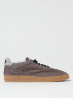 Sneakers Uomo Soldini In Pelle Scamosciata Tortora art. Akira