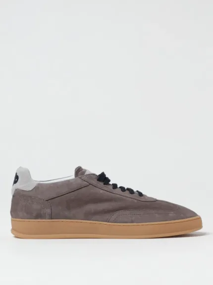 Sneakers Uomo Soldini In Pelle Scamosciata Tortora art. Akira