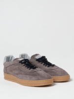 Sneakers Uomo Soldini In Pelle Scamosciata Tortora art. Akira - immagine 2