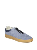 Sneakers Uomo Soldini In Pelle Scamosciata Azzurra art. Hobbes - immagine 2