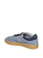 Sneakers Uomo Soldini In Pelle Scamosciata Azzurra art. Hobbes - immagine 3