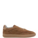 Sneakers Donna Soldini In Pelle Scamosciata Cuoio art. Akira