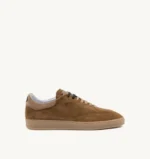 Sneakers Uomo Soldini In Pelle Scamosciata Cuoio art. Hobbes