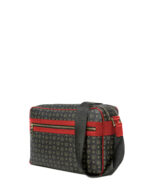 Tracolla Nera e Dettagli Rossi con doppia cerniera Pollini Heritage Art TE8402PP02Q1100B - immagine 7