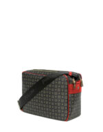 Tracolla Nera e Dettagli Rossi con doppia cerniera Pollini Heritage Art TE8402PP02Q1100B - immagine 6