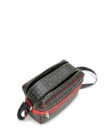 Tracolla Nera e Dettagli Rossi con doppia cerniera Pollini Heritage Art TE8402PP02Q1100B - immagine 5