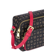 Tracolla Nera e Dettagli Rossi con doppia cerniera Pollini Heritage Art TE8402PP02Q1100B - immagine 2
