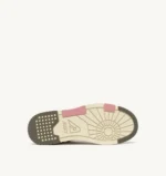 Sneaker Donna Autry CLC Low in Pelle Bianca con dettagli Verde Militare art. ROLW MC03 - immagine 4