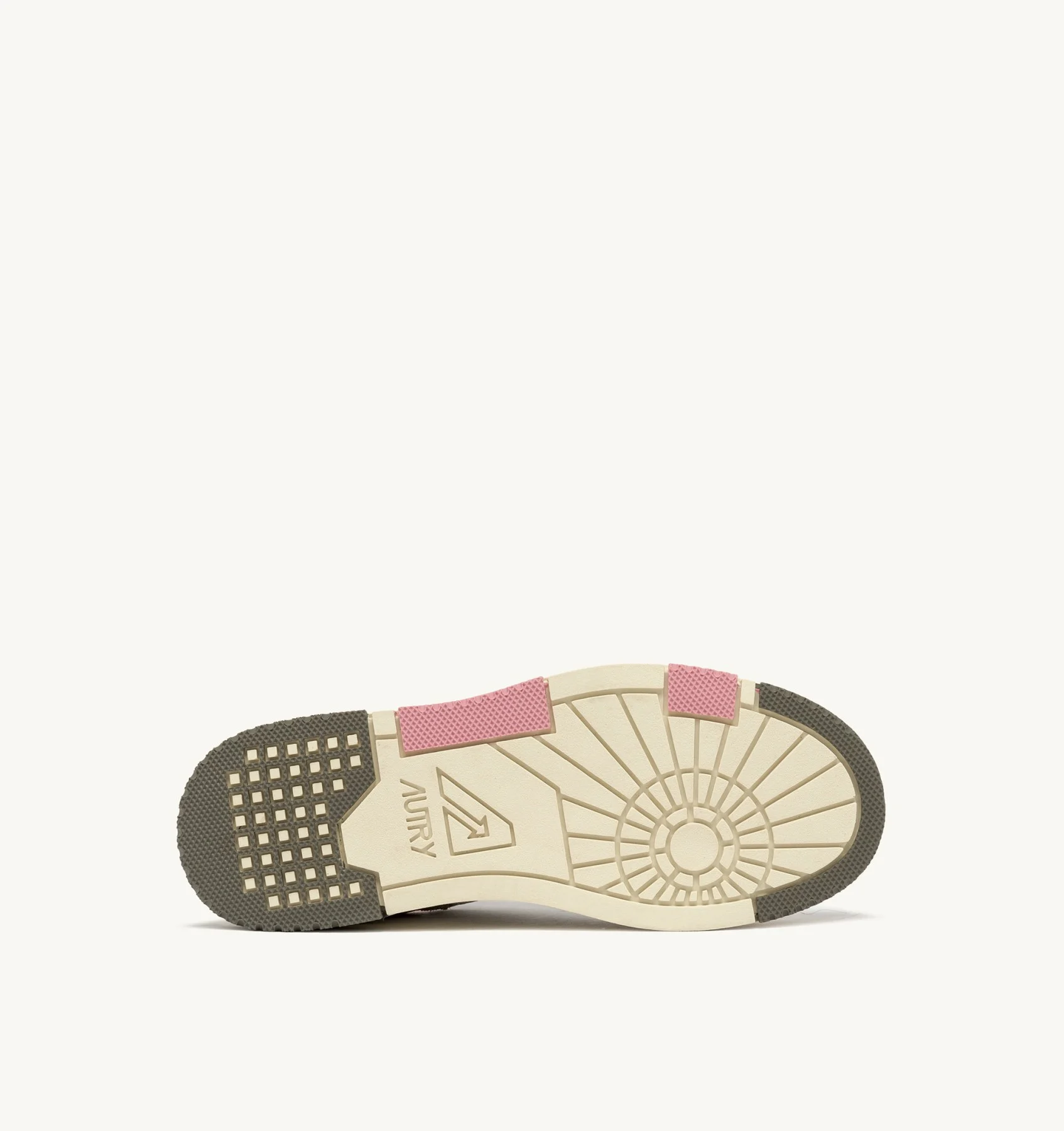 Sneaker Donna Autry CLC Low in Pelle Bianca con dettagli Verde Militare art. ROLW MC03 - immagine 4