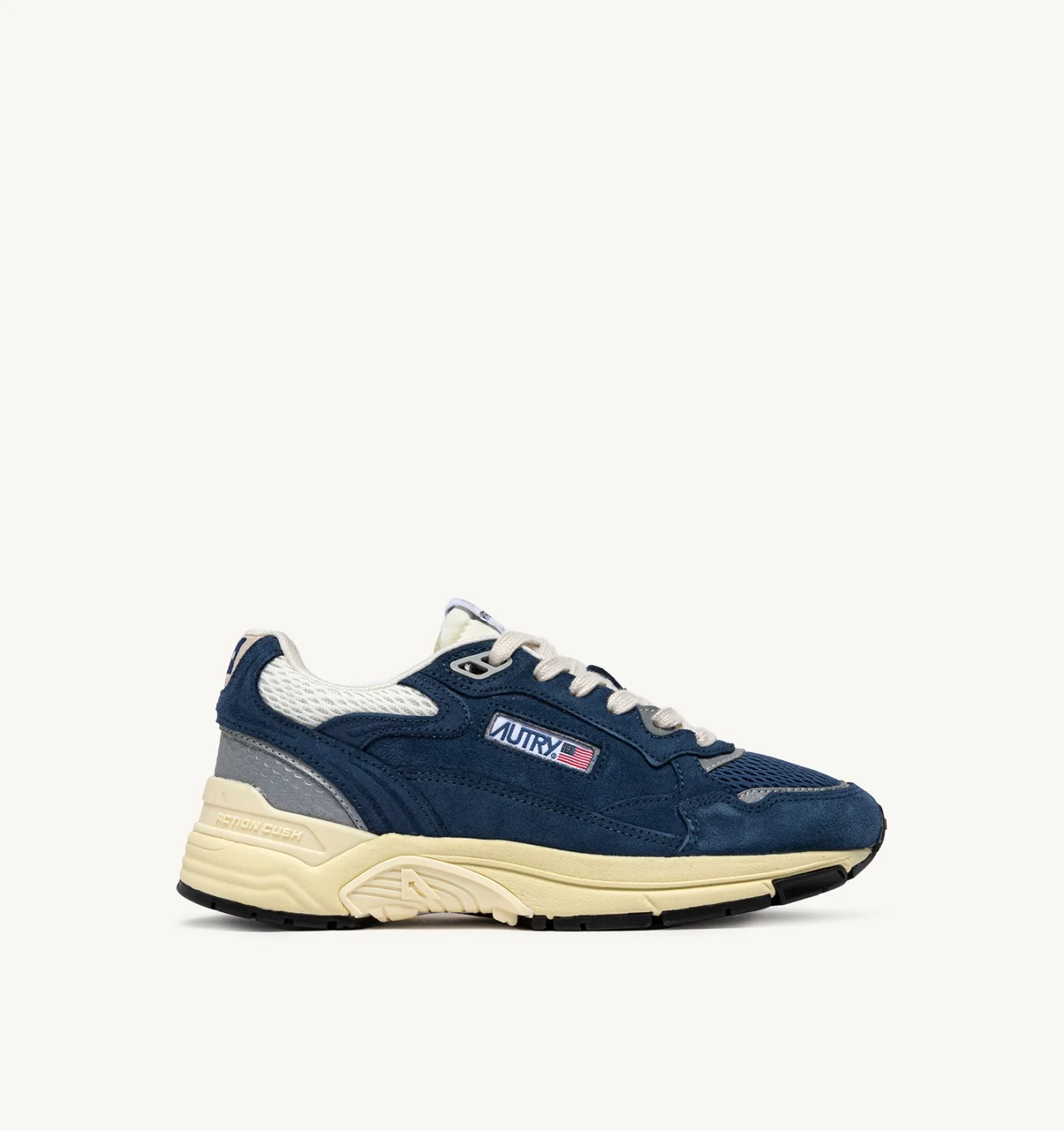 Sneakers Autry Uomo HyperWay in Camoscio Blu art. HYLM UM09 - immagine 1