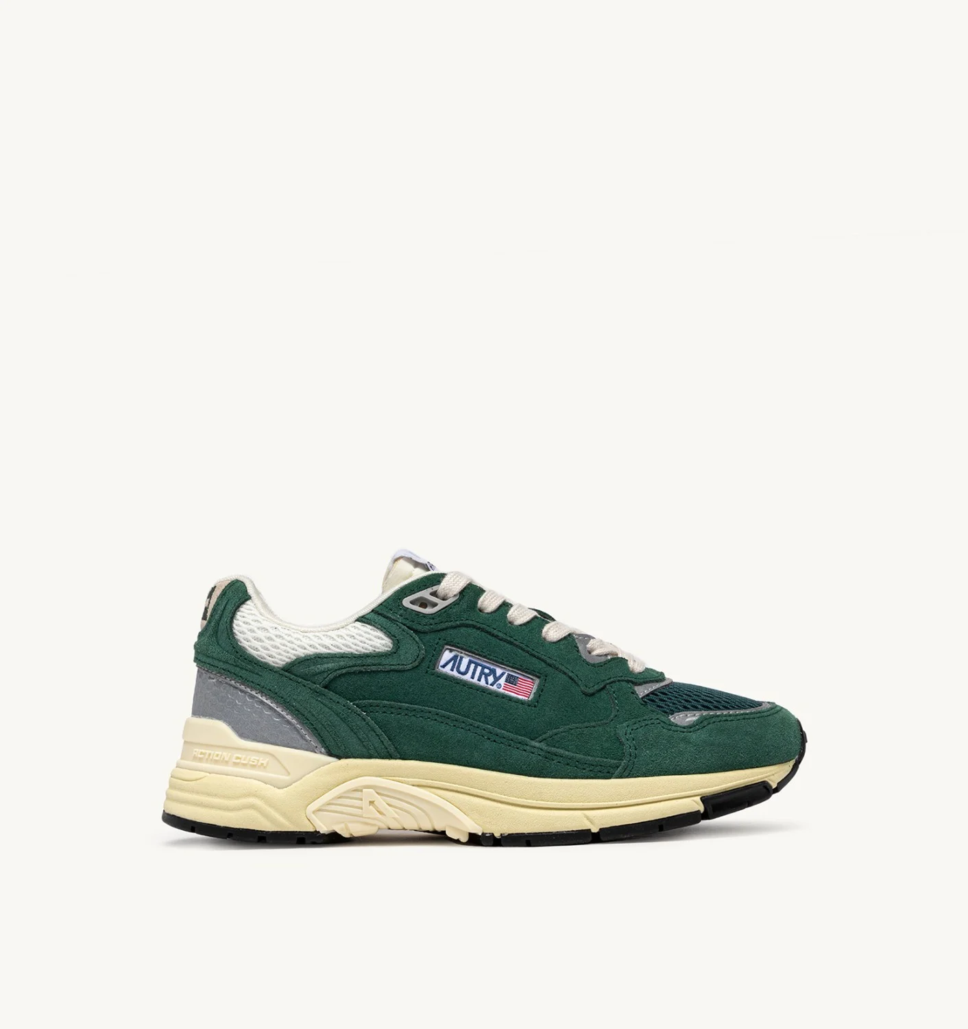 Sneakers Autry Uomo HyperWay in Camoscio Verde art. HYLM UM06 - immagine 1
