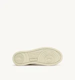 Sneakers Autry Donna In Pelle Avorio e Camoscio Glitter Beige art. AULW TA03 - immagine 5