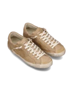 Sneakers Uomo Philippe Model Paris Prsx In Pelle Vitello Cognac art. PRLU HE09