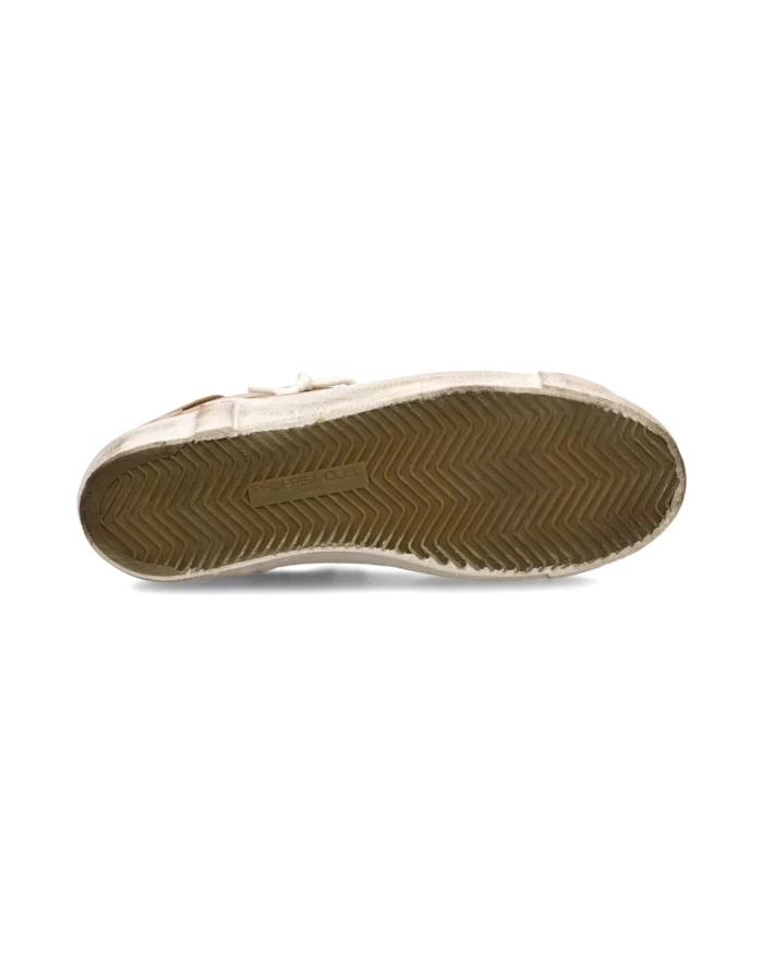 Sneakers Uomo Philippe Model Paris Prsx In Pelle Vitello Cognac art. PRLU HE09, foto 3 di 6